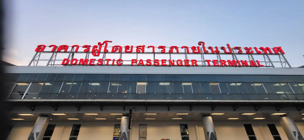 Domestic Passenger Terminal am Flughafen Chiang Mai