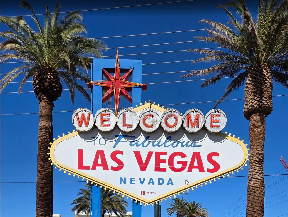 Das Welcome to Fabulous Las Vegas Schild