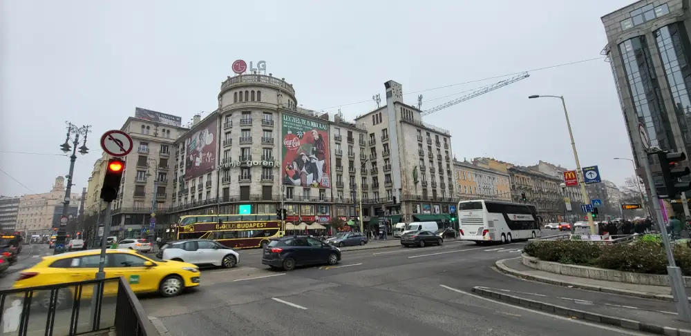 Erster Stadteindruck von Budapest nach der Ankunft