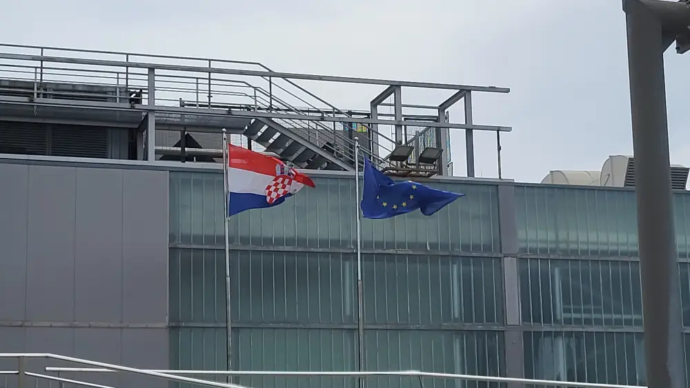 Ankunft am Flughafen Dubrovnik