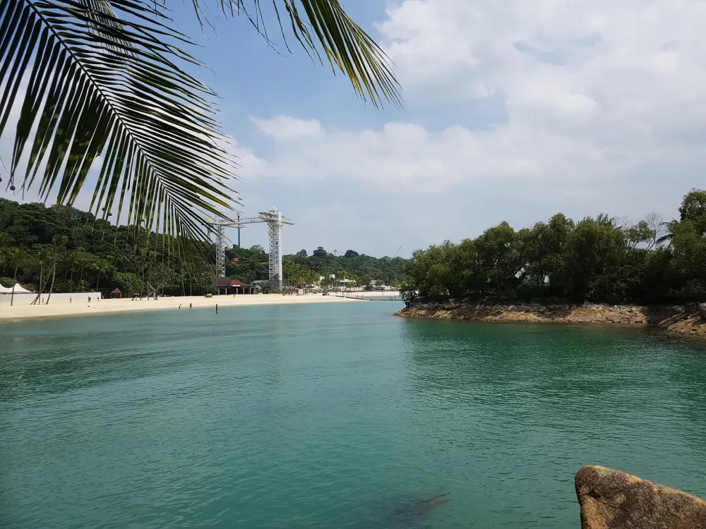 Der Siloso Beach auf Sentosa